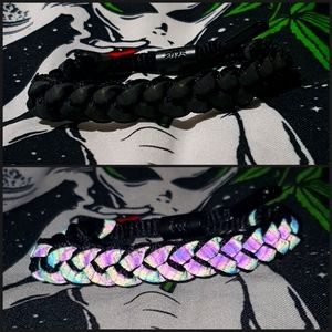 NWOT Rastaclat Iridescent Black Void Shoelace Fashion Bracelet